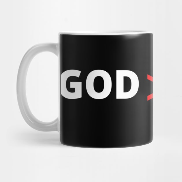 GOD > racism    (Apparel & Products) by Tru-ID Apologetics Ministries Inc.